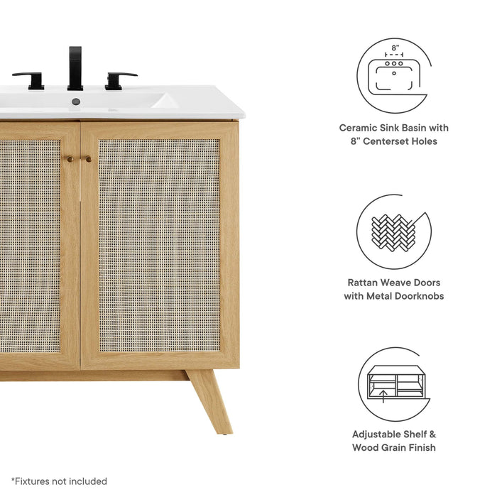 Soma Bathroom Vanity with White Basin Included