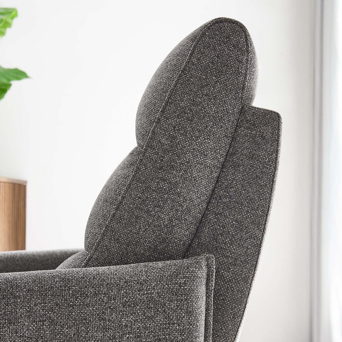 Etta Upholstered Fabric Lounge Chair