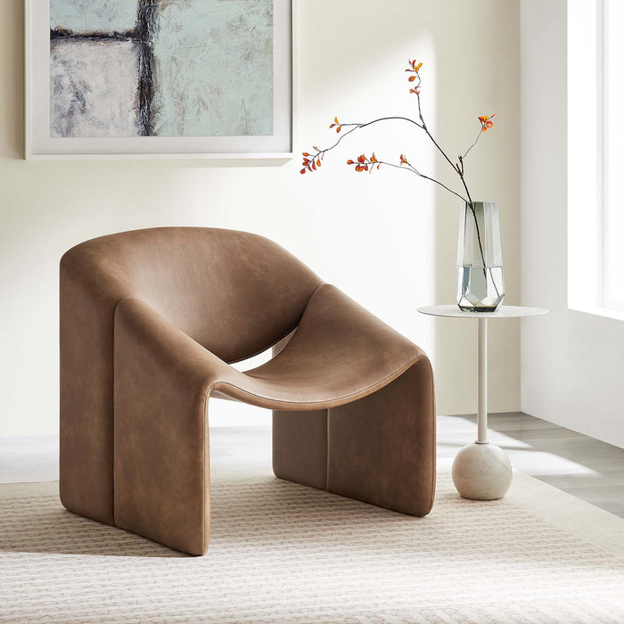 Vivi Vegan Leather Accent Chair