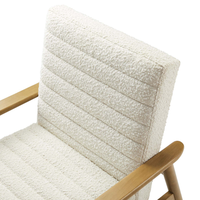 Jensen   Boucle Fabric Accent Chair