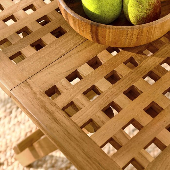 Vienna Outdoor Patio Teak Wood Side Table