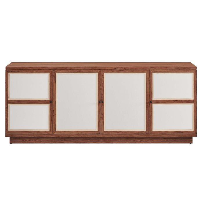 Capri 63" Wood Grain TV Console