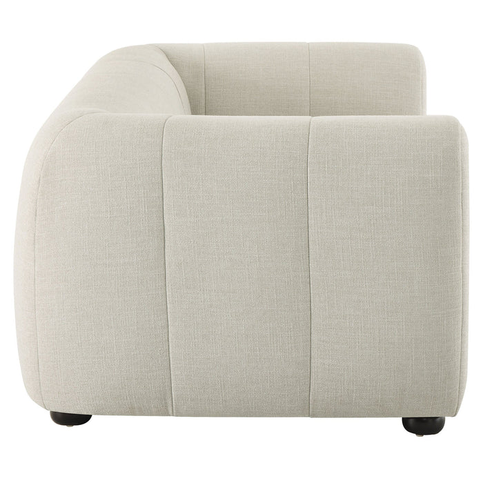 Liana   Upholstered Fabric Loveseat