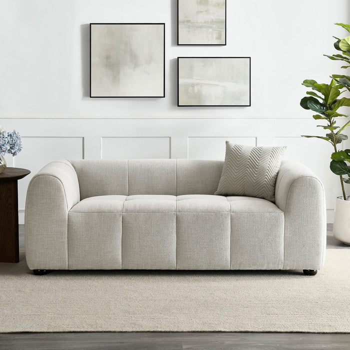 Liana   Upholstered Fabric Loveseat