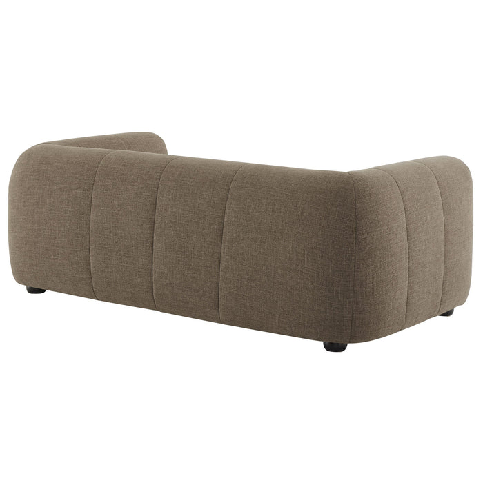 Liana   Upholstered Fabric Loveseat