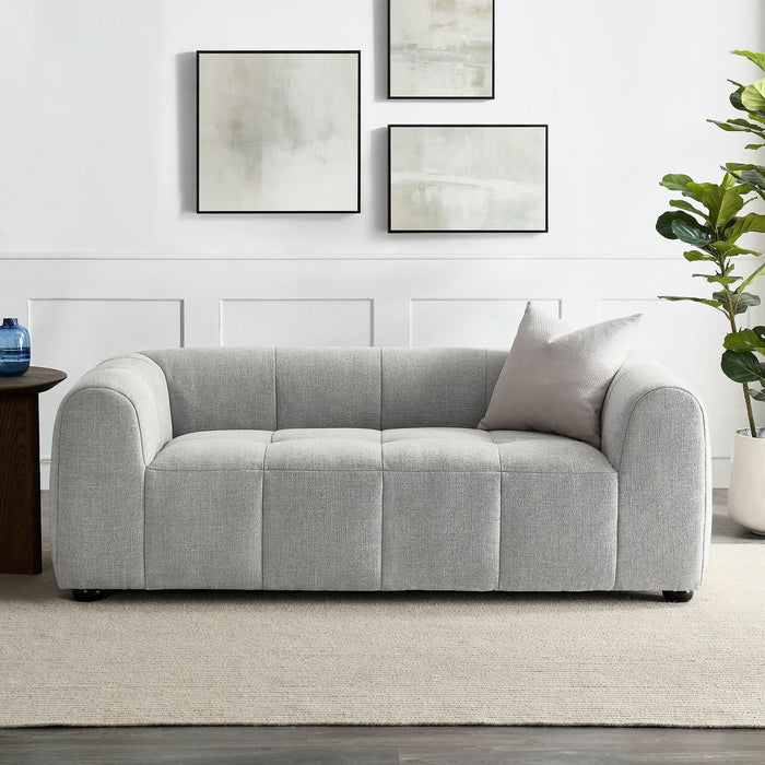 Liana   Upholstered Fabric Loveseat