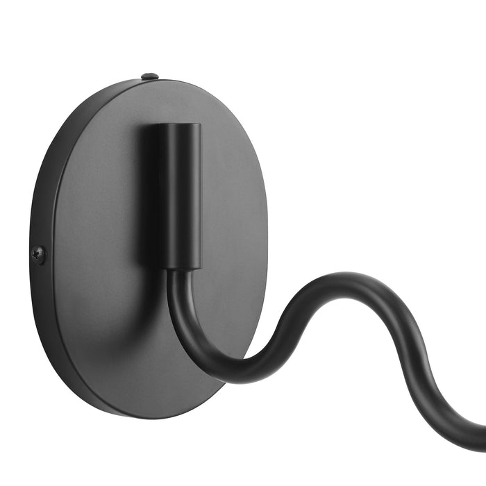 Wave Squiggle Arm Wall Sconce