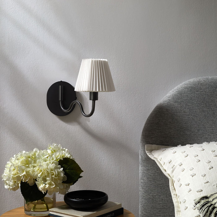 Wave Squiggle Arm Wall Sconce