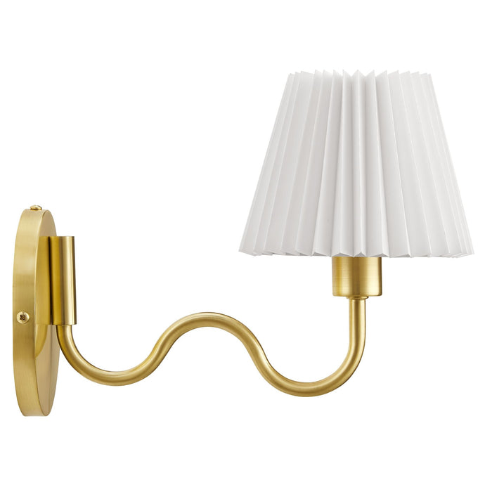 Wave Squiggle Arm Wall Sconce