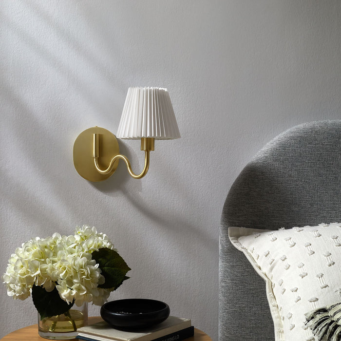 Wave Squiggle Arm Wall Sconce