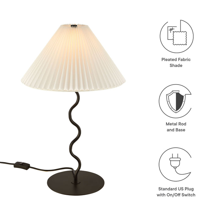 Wave Squiggle Table Lamp