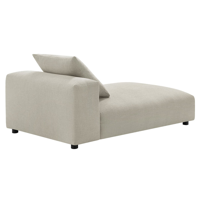 Solace  Modular Upholstered Fabric Armless Chaise Lounge