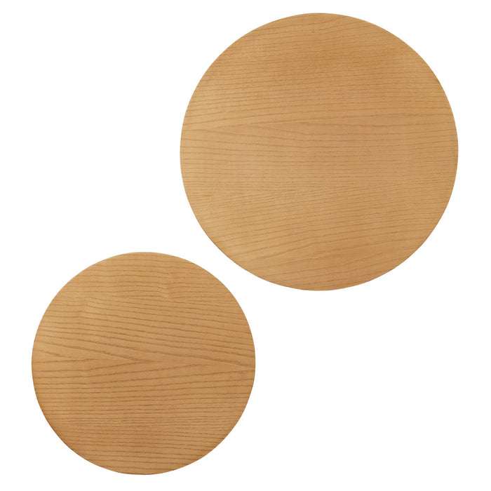 Amani  Round Nesting  Coffee Tables Set of 2