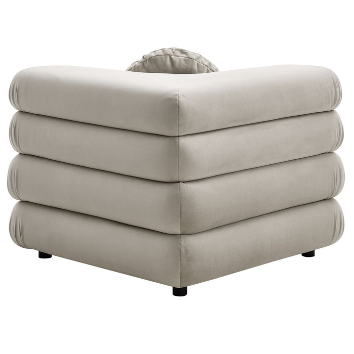 Jubilee Modular Performance Velvet Corner Chair