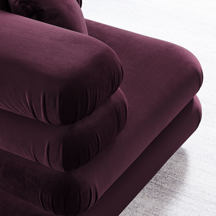 Jubilee Modular Performance Velvet Corner Chair