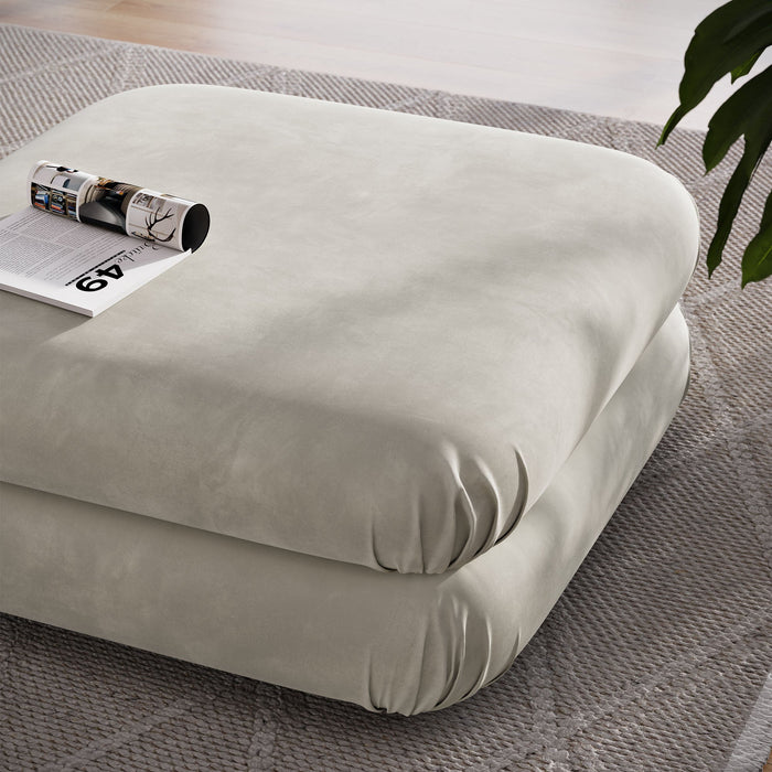 Jubilee Modular Performance Velvet Ottoman