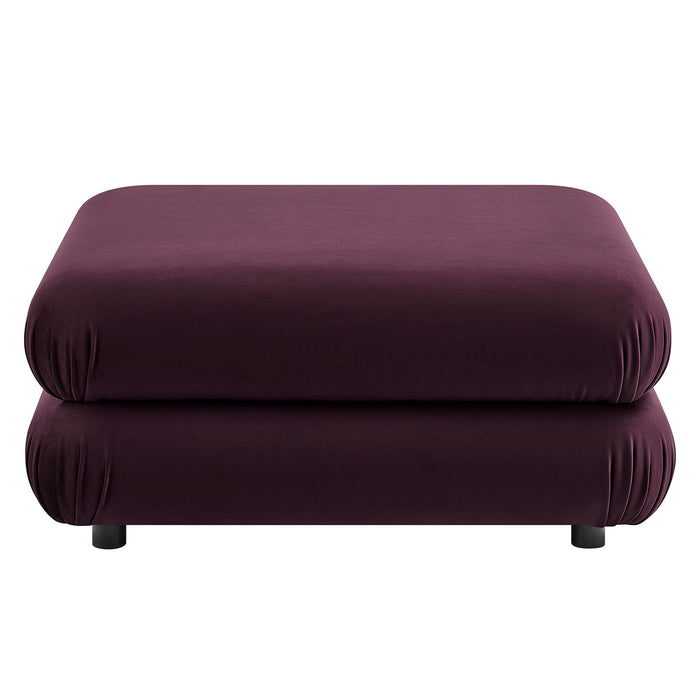 Jubilee Modular Performance Velvet Ottoman