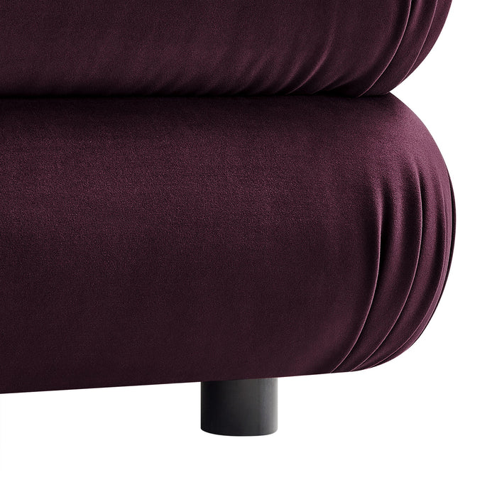 Jubilee Modular Performance Velvet Ottoman