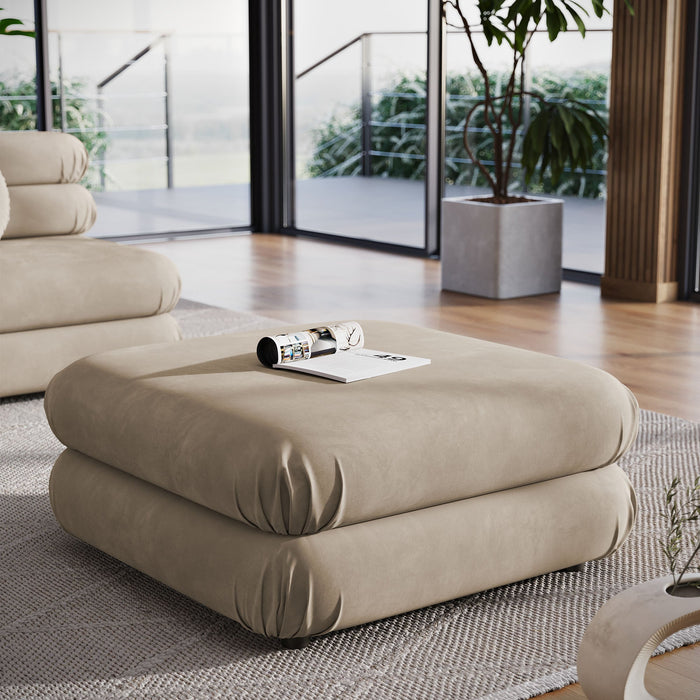 Jubilee Modular Performance Velvet Ottoman