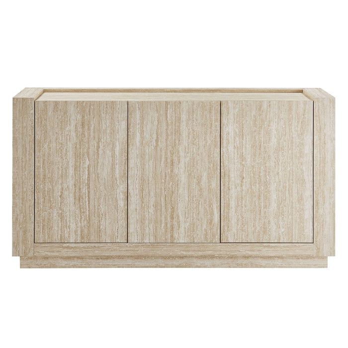 Hollis 59" Travertine Sideboard