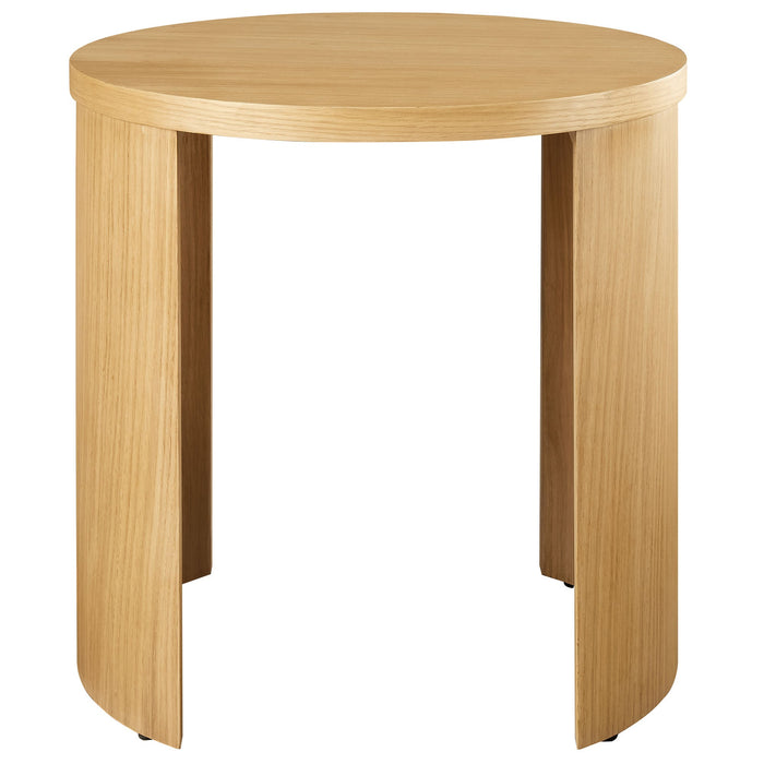 Aspect Round Wood End Table