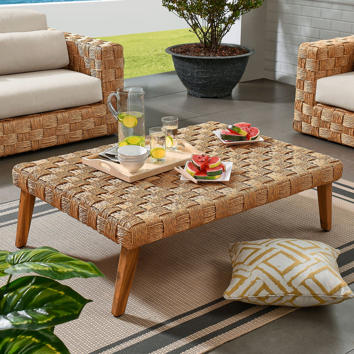 Thames  Outdoor Patio Wicker Rattan Coffee Table