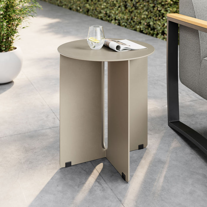 Tecton Outdoor Patio Aluminum Side Table