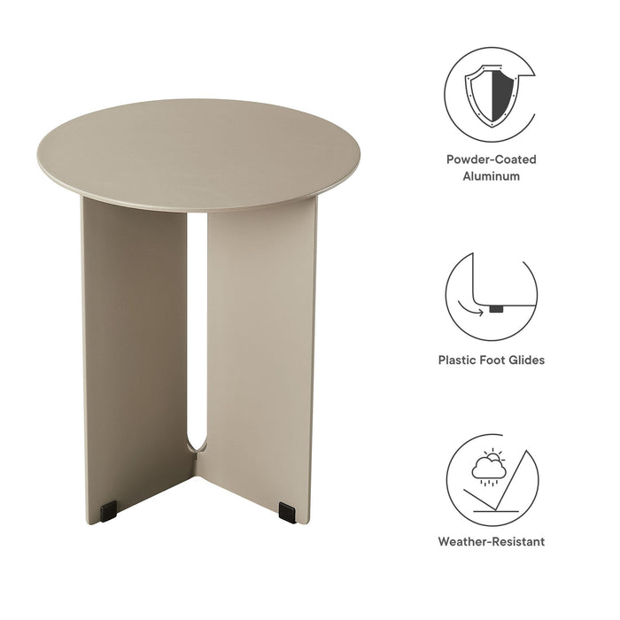 Tecton Outdoor Patio Aluminum Side Table