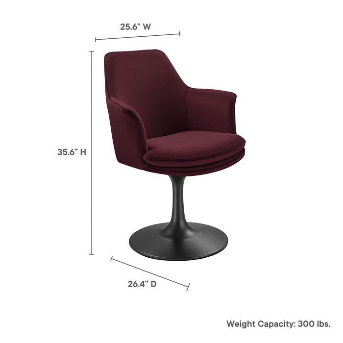 Lippa Swivel Dining Armchair