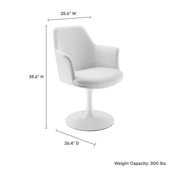 Lippa Swivel Dining Armchair