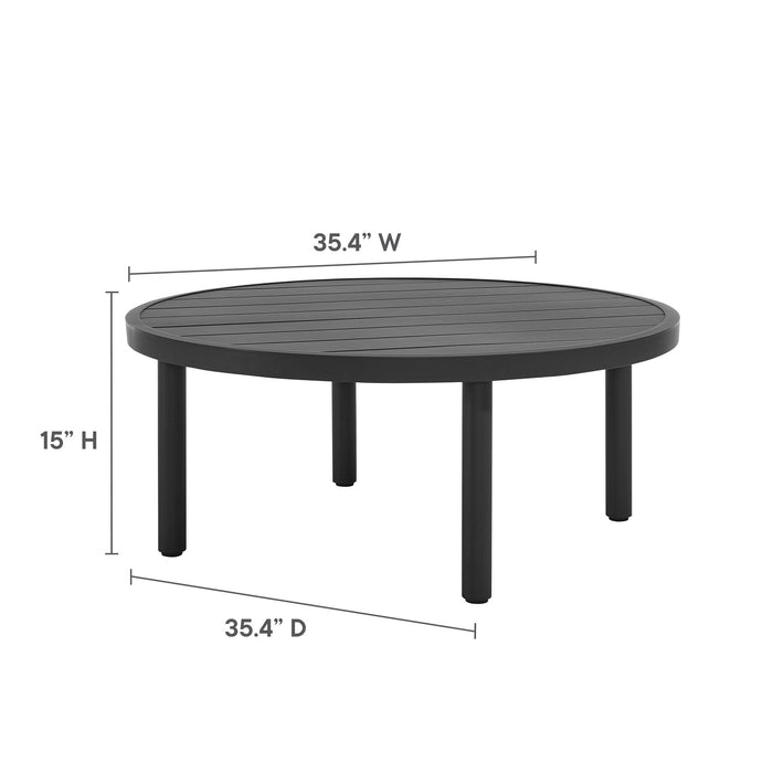 Terrace 4-Piece Outdoor Patio Aluminum Furniture Set