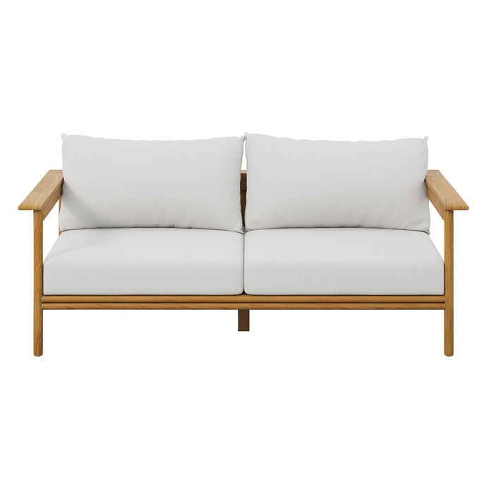 Wren Outdoor Patio Teak Wood Sofa