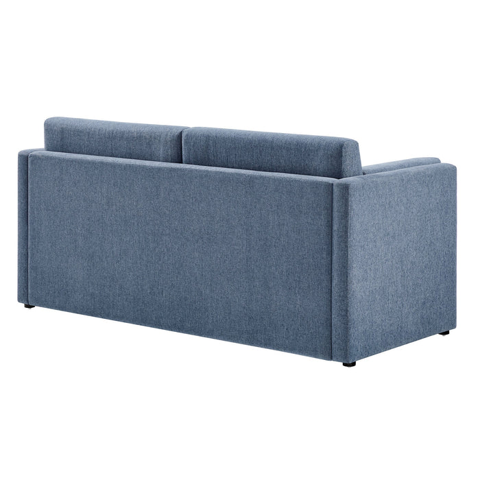 Linden Upholstered Heathered Chenille Sofa