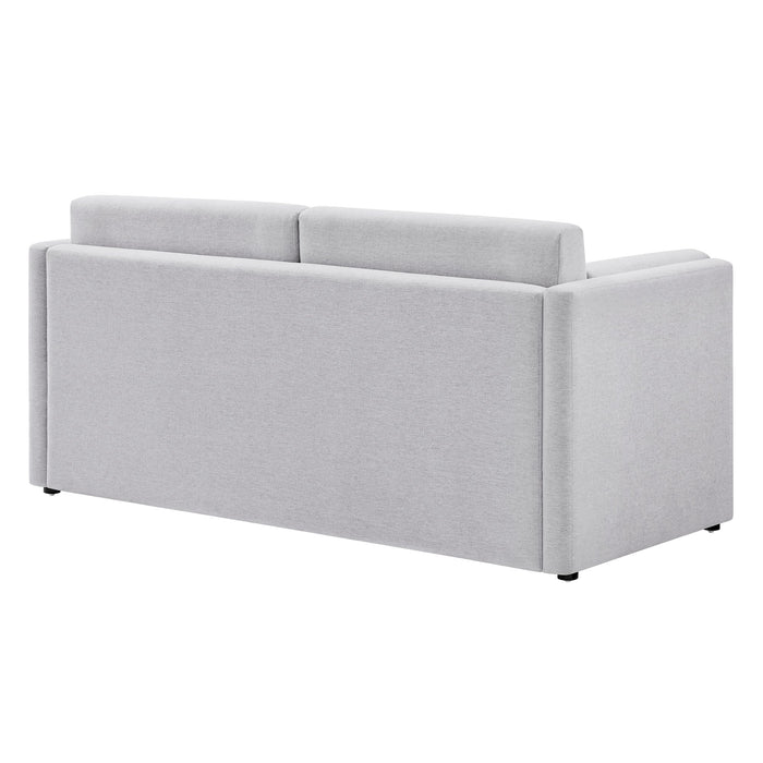 Linden Upholstered Heathered Chenille Sofa