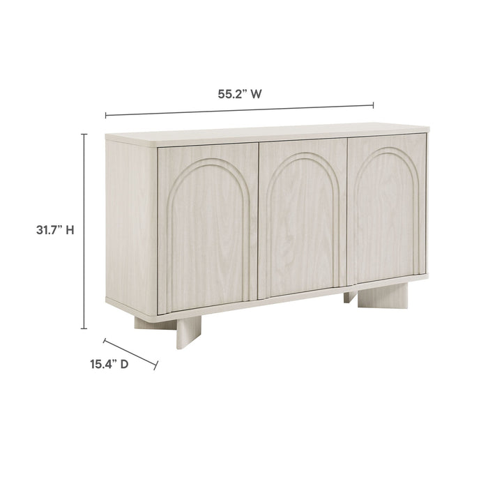 Flux Arched 3-Door Sideboard