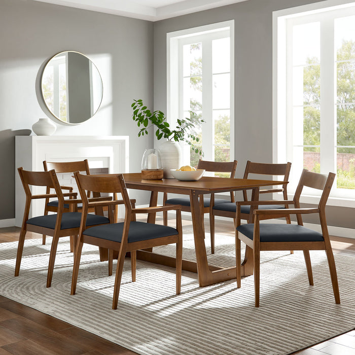 Solara 7-Piece Wood Dining Set