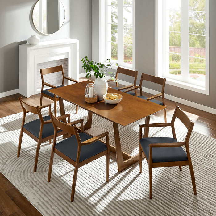 Solara 7-Piece Wood Dining Set