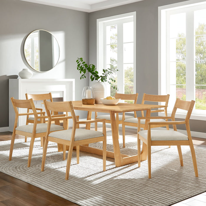 Solara 7-Piece Wood Dining Set