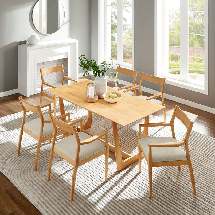 Solara 7-Piece Wood Dining Set