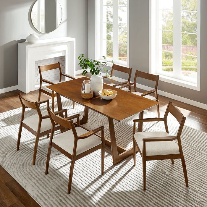 Solara 7-Piece Wood Dining Set