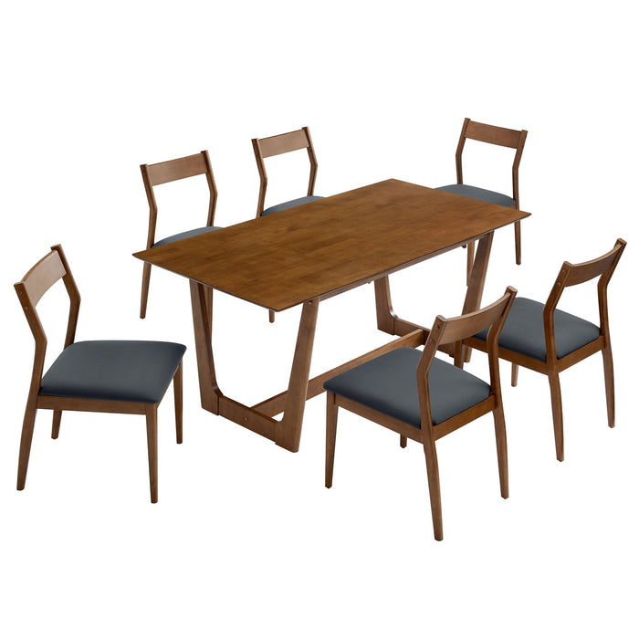 Walnut Black / Side Chairs