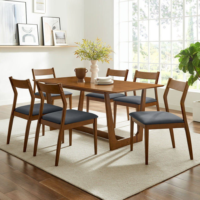 Solara 7-Piece Wood Dining Set