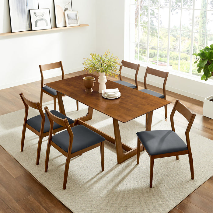 Solara 7-Piece Wood Dining Set