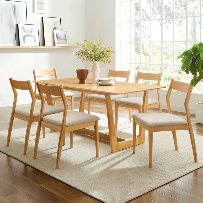 Solara 7-Piece Wood Dining Set