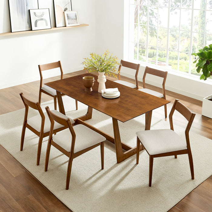 Solara 7-Piece Wood Dining Set