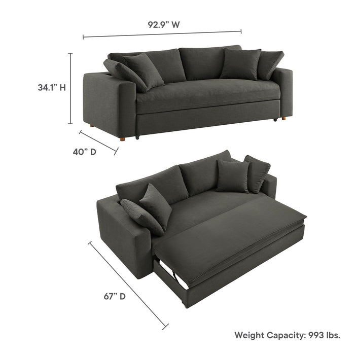 Commix Down Filled Overstuffed Sleeper Sofa