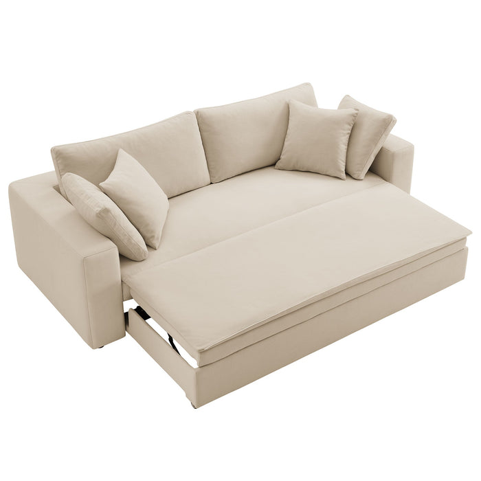 Commix Down Filled Overstuffed Sleeper Sofa