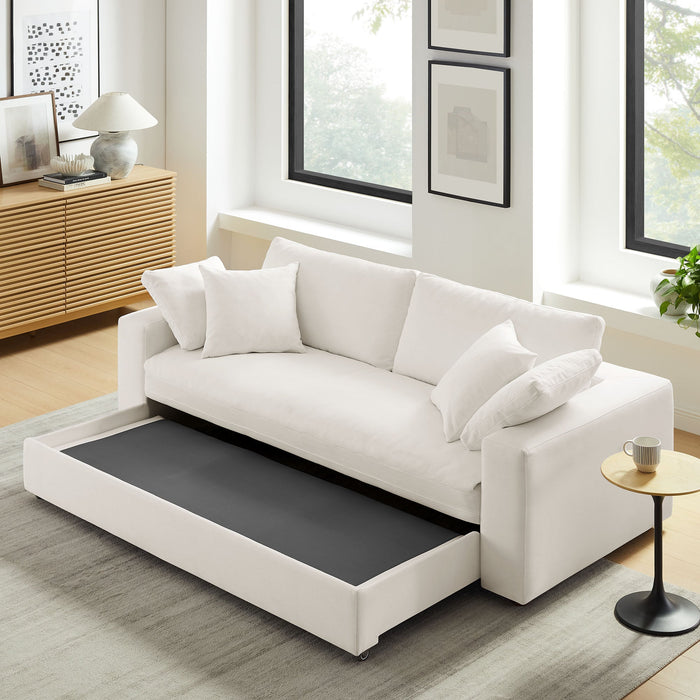 Commix Down Filled Overstuffed Sleeper Sofa