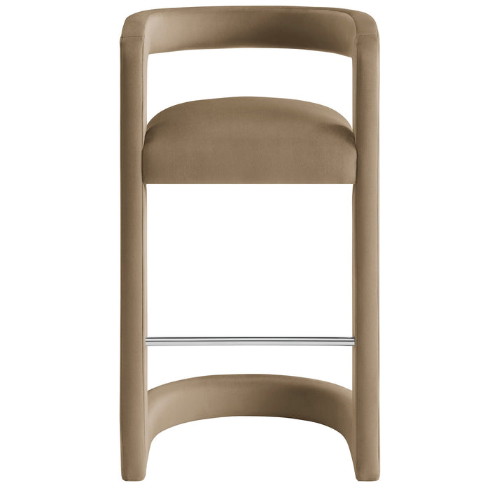 Winslow Performance Velvet Bar Stool