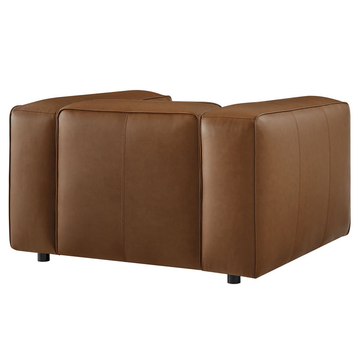 Auren Upholstered Vegan Leather Armchair